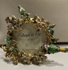 Collette et Cie Genuine Crystal Bird and Flowers Photo Frame — photo 1