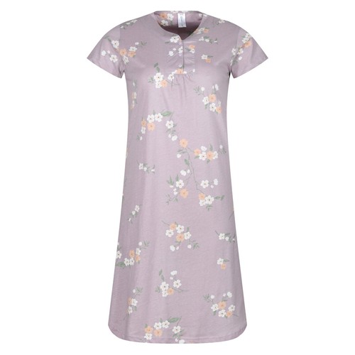 Ladies 2 Pack Nightie Short Sleeve Nightdress UK Sizes 10 12 14 16 18 20 22 24 - Picture 11 of 16