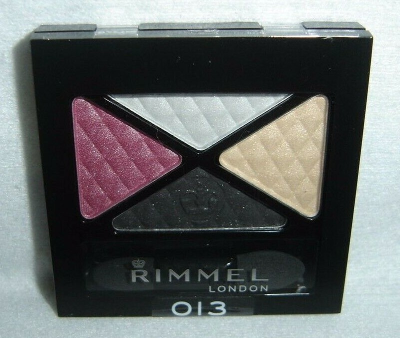 RIMMEL LONDON*Glam Eyes QUAD Eye Shadow*SWEET SHOULDER #013~~0.148 oz~NEW~SEALED