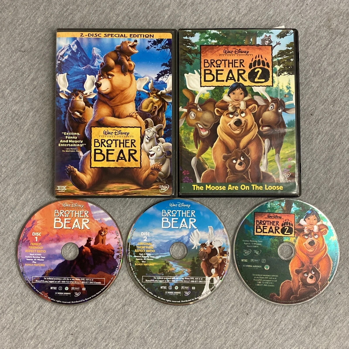 brother bear dvd menu