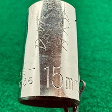Craftsman 1/2 Drive 15mm 12-Point Metric Shallow Socket CMMT44236