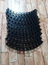 Vintage (10) Rokenbok Black Curved Beams Block System Replacement Parts