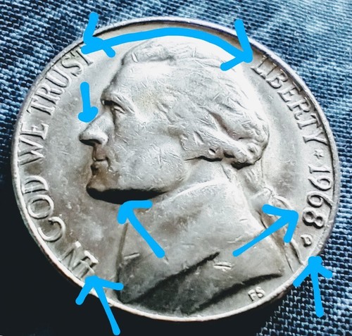 1968-D Jefferson 5c Liberty Nickel-RPM/DDO/DCAM - Picture 3 of 6