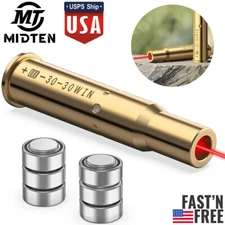 30-30WIN Bore Sight Kit Red Laser BoreSighter Bore Sighting Tool Include Battery