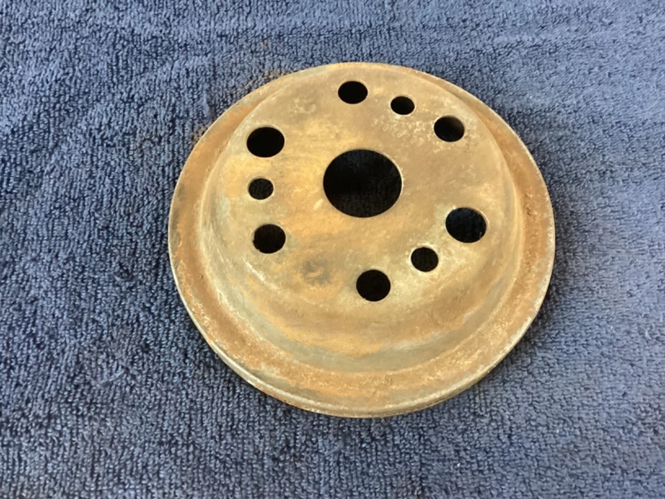 Polea cigüeñal Chevy bloque pequeño BONITA 283 327 Corvette Camaro Chevelle Nova Foto 2 de 4