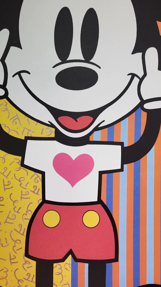 Micky Mouse "Romero Britto" - Limited Edition - Bild 3 von 4