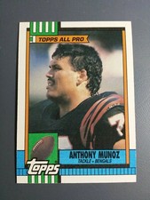ANTHONY MUNOZ 1990 TOPPS FOOTBALL Card # 278 C1955