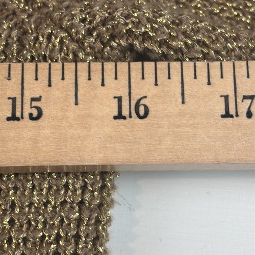 L-RL Lauren Ralph Lauren Woman's Small Gold Zipper Sweater - Picture 5 of 7