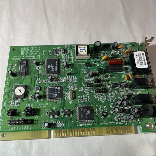 Vintage Modem Blaster DI-5601-1 245-05601-10 ISA Modem Fax Voice Card @MB101 - Picture 3 of 4