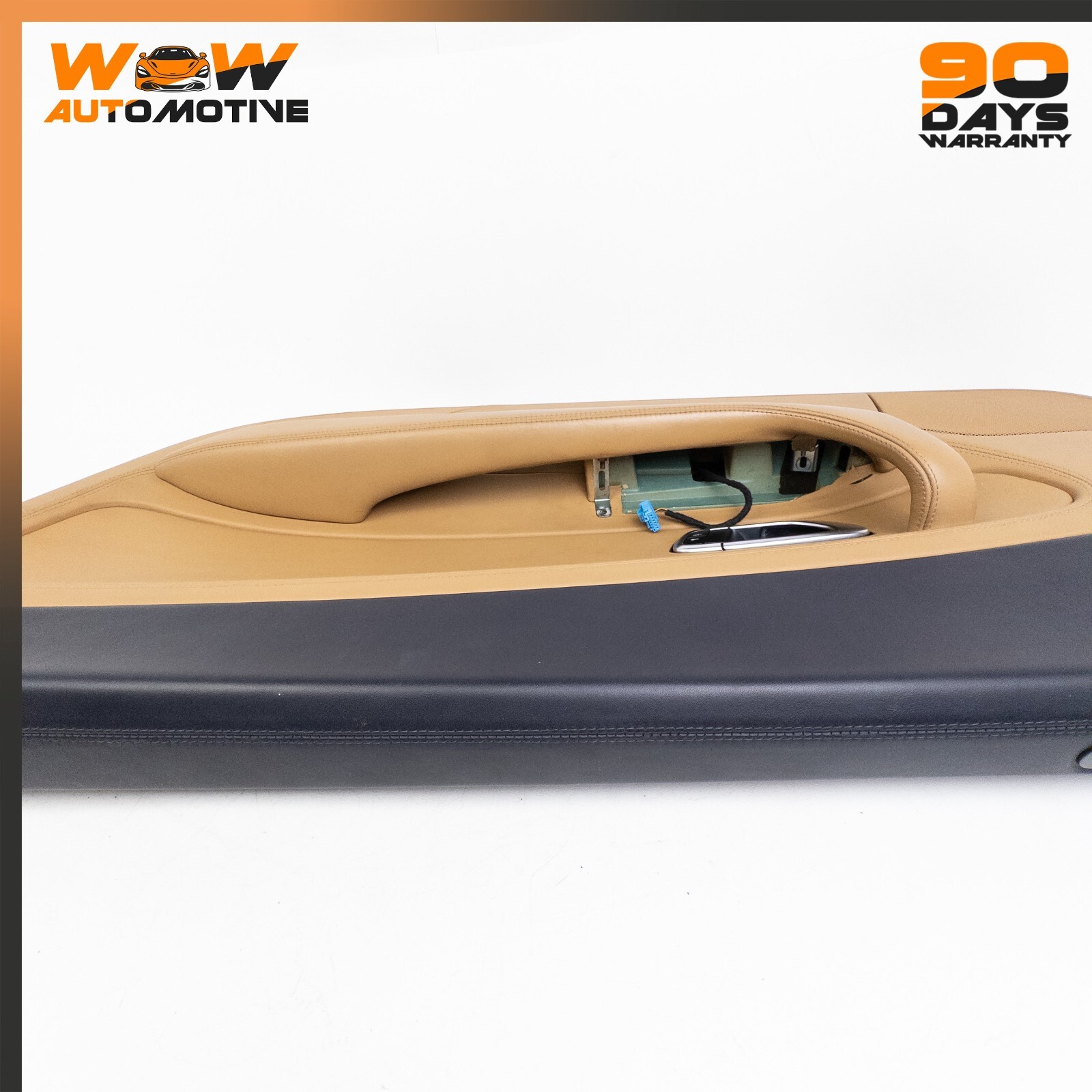 04-13 BENTLEY CONTINENTAL GT RIGHT DRIVER SIDE INTERIOR DOOR PANEL BEIGE OEM