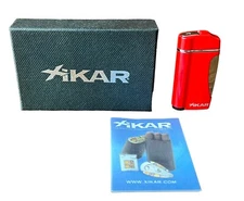 Xikar Executive Single Jet Flame Lighter Red 502RD