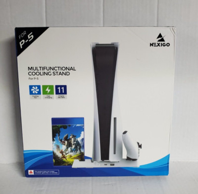 BEJOY PlayStation PS5 Multifunctional Cooling Stand - Charge Cool Storage - NEW