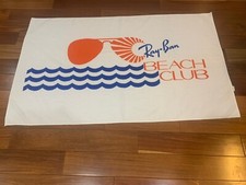 Vintage Ray Ban Beach Beach Club/Pool Towel- Aviator Wayfarer 1980's-retro Cool