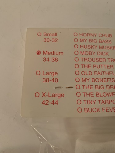 Mens Vintage Novelty Underwear Medium (34-36) Briefs Froot Of The Loom - Picture 8 of 8