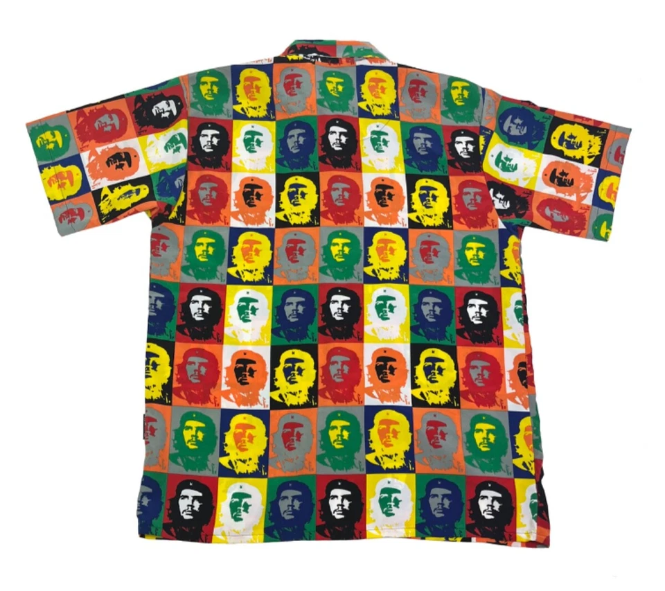 Vintage Dragonfly Clothing Button Down Shirt Che Guevara AOP Size Large - Image 4 of 4