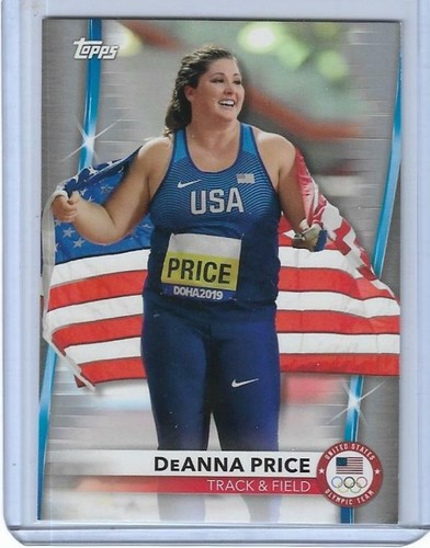 RARA CARTA ARGENTO 2020 TOPPS OLYMPICS DEANNA PRICE #43 ~ USA HAMMER 2021 ~ QUANTITÀ - Foto 1 di 2