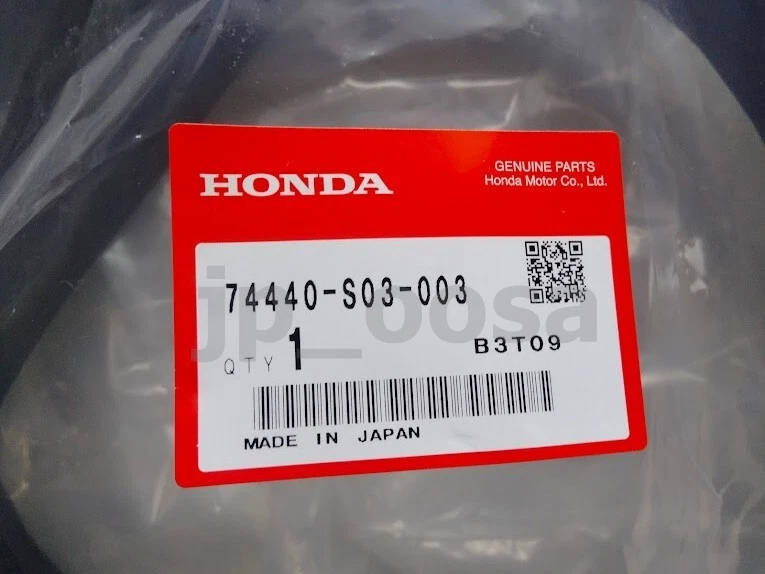 Puerta trasera genuina Honda Weatherstrip Mall 74440-S03-003 Civic EK9 EK4 OEM Foto 3 de 4