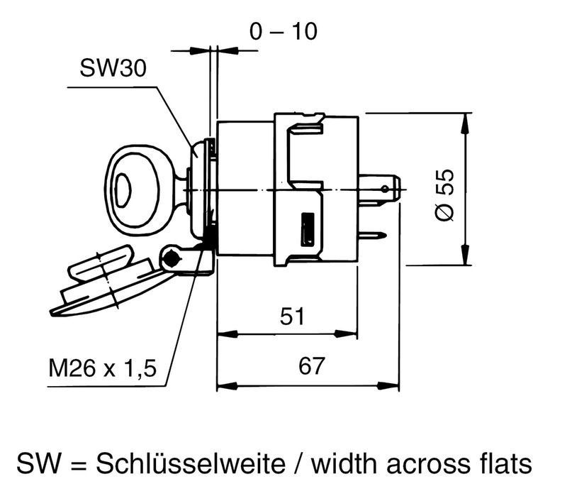Wippschalter/Schalter 1 40 158 607 Zu Steyr Traktoren