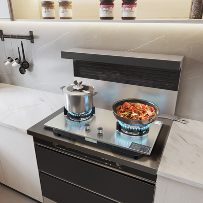 #ad 28quot; Gas Cooktop Stove Top 5 Burners NG Dual Fuel Stainless Steel $142.00