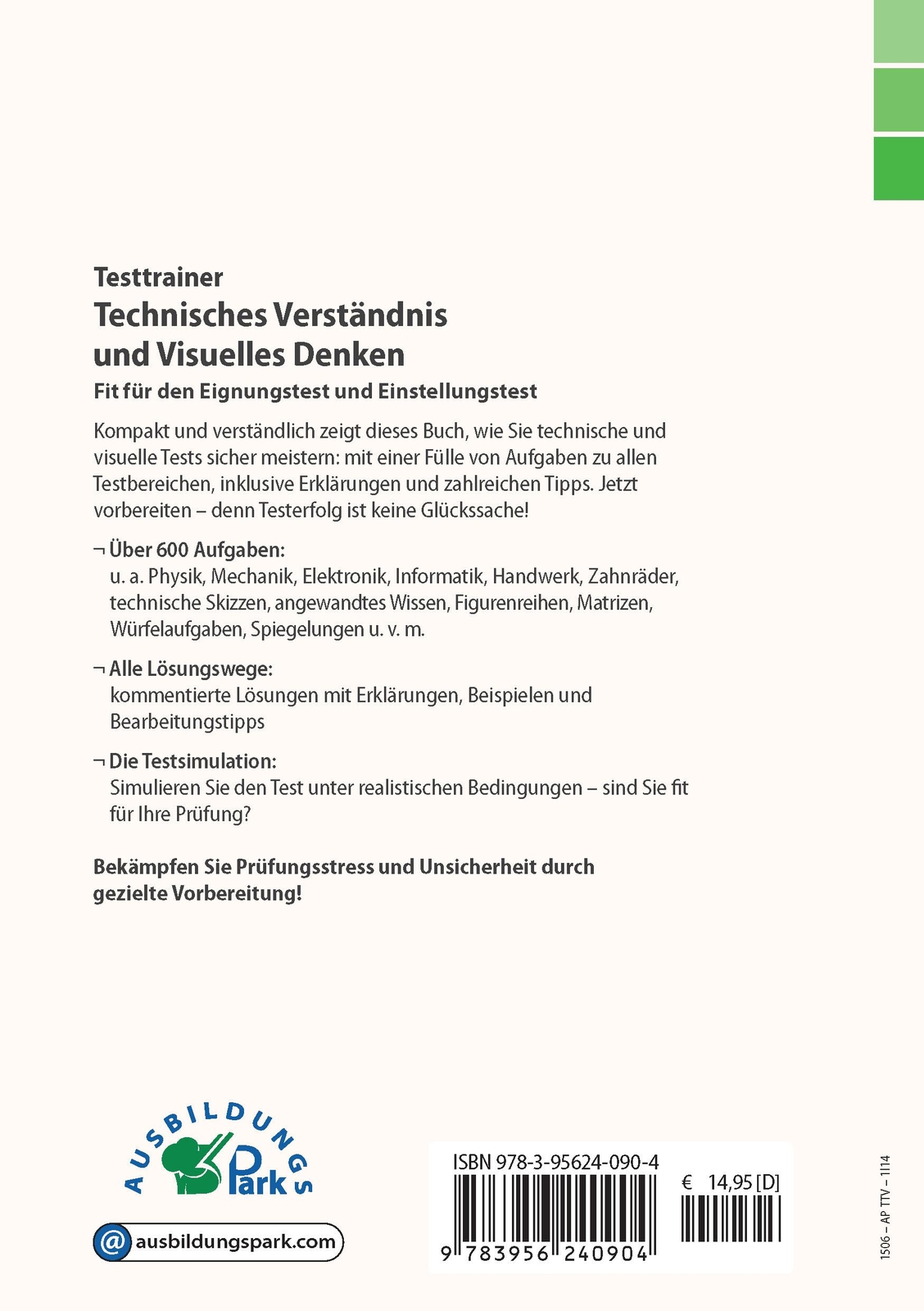 Thumbnail - Testtrainer Technisches Verständnis Und Visuelles Denken, Kurt Guth