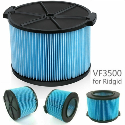 For Rigid Shop Vac Filter Reusable 3 