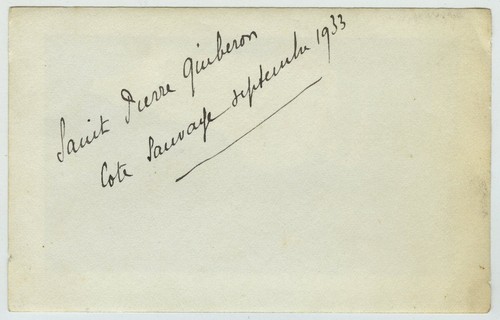 Bretagne. Saint-Pierre-Quiberon. Baigneur en contre-jour dans une grotte. 1933. - Picture 2 of 2