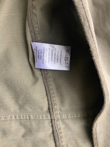 Balmain Runway Chain-Epaulet Military Style khaki distressed jacket size 40 - Picture 10 of 11
