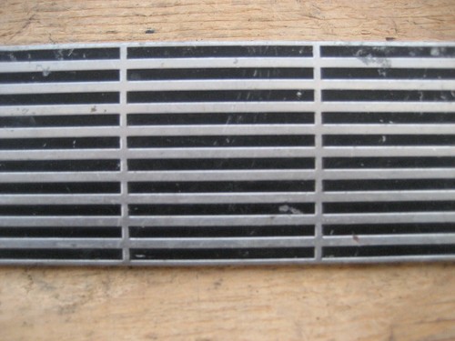 1956 CHEVY RADIO DELETE PLATE DASH INSERT-ALUMINUM TRIM MOLDING - Picture 4 of 10
