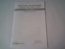 User's Manual Guide - 486 PCI/ISA Mainboard 486SX DX DX2 DX4 PT-432B motherboard