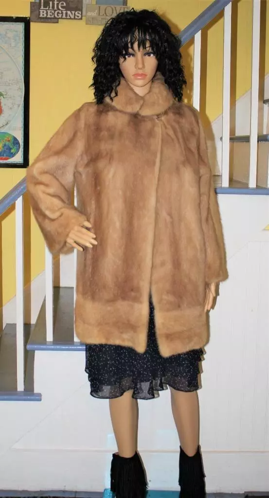 Mink stroller shop coat