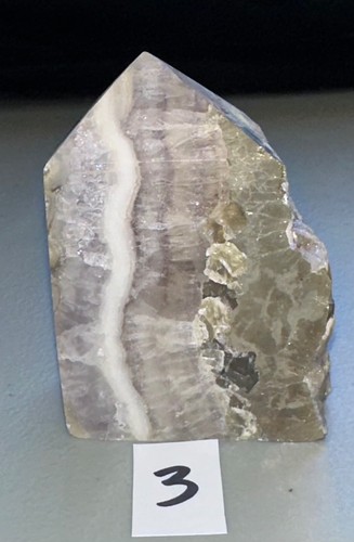 Fluorite w Pyrite Raw Edge Tower/Quartz Crystal, Metaphysical,Decor,Symbiosis - Picture 13 of 43