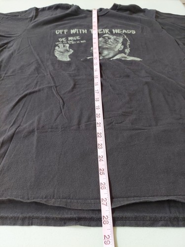 ORIGINAL OFF WITH THEIR HEADS OWTH ROADHOUSE PATRICK SWAYZE T-SHIRT XL PUNK ROCK - Picture 5 of 5