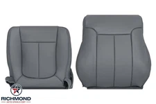 2012 2013 Ford F150 STX- Driver Side Complete Replacement Vinyl Seat Covers Gray