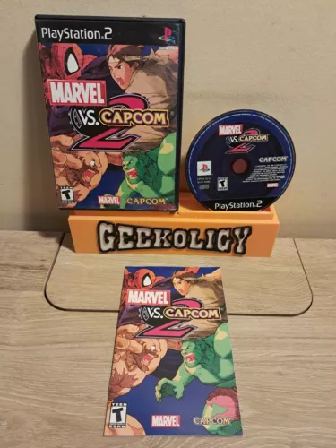 Marvel VS Capcom 2 (Sony PlayStation 2, 2002) PS2 Complete CIB
