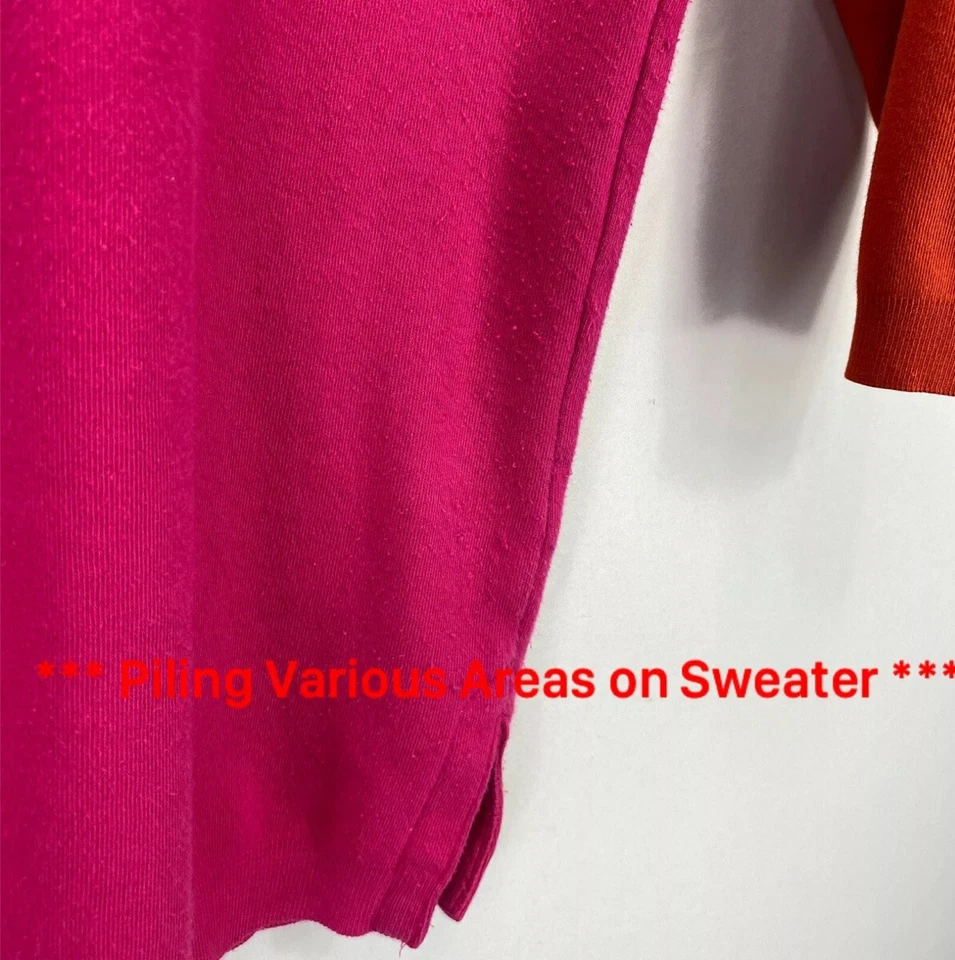 Suéter Jones New York Pequeño Deportivo Para Mujer 1/4 Cremallera Cuello Polo Multicolor Foto 4 de 4