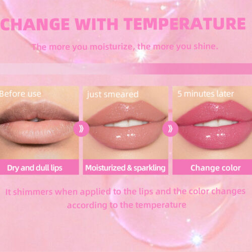 Lip Glow Oil Magic Color Changing Lip Oil Cosmetics Color Changing 2024 New - Picture 9 of 15