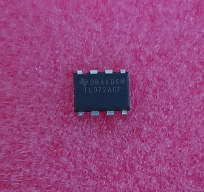 TL072ACP Dual Low Noise JFET Audio OpAmp Texas Instruments Op Amp TL072 NEU unbe