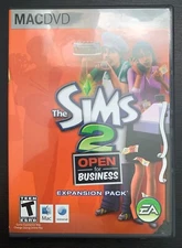The Sims 2: Open for Business Expansion Pack for MAC / Apple (DVD) Pre-owned A+