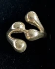 Vintage Sterling Silver Taxco TH-110 Signed Abstract Modernist Ring SZ 6.5 - 6g