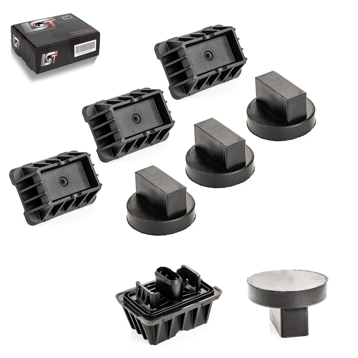 4X Jack Mount Lift Platform + Adapter Counterpart For BMW E92 ROLLS-ROYCE