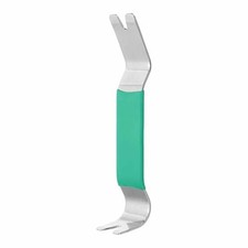 Car Trim Removal Tool 7" Steel Auto Double Head Clip Lifter Car Removal Green