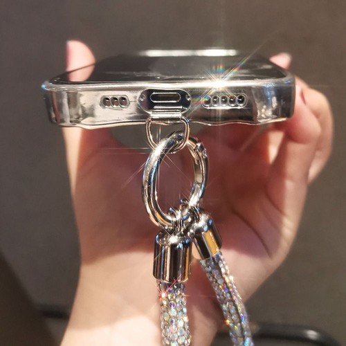 Glitter Phone Wrist Straps Bright Anti-lost Wrist Rope Phone Accessories - Photo 11 sur 21