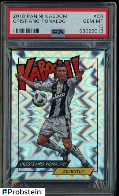 2018 Panini Soccer KABOOM! #CR Cristiano Ronaldo SSP CASE HIT PSA 10 GEM MINT