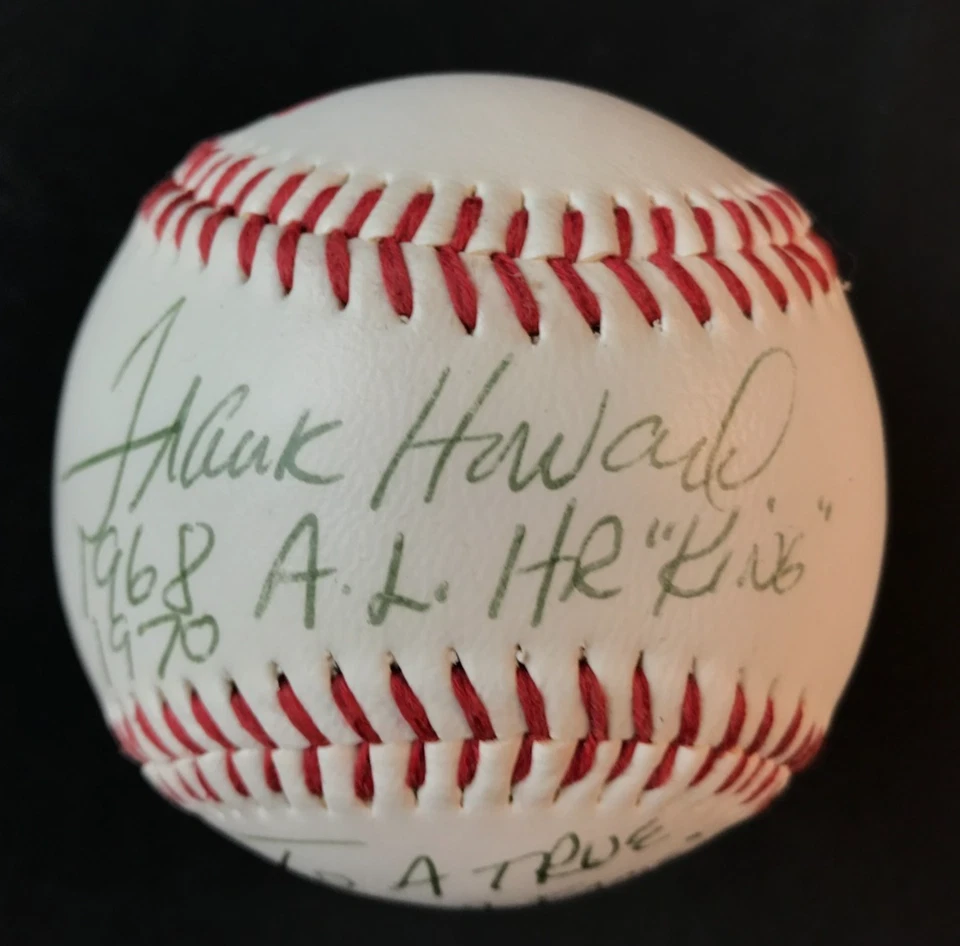 Frank Howard Signed Baseball JSA (Personal.) AUTO MLB Dodgers 1968&'70 HR King! - Image 2 of 4