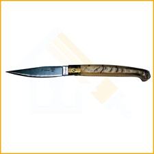 COLTELLO ARTIGIANALE SARDO IS LUNAS, MANICO IN CORNO MONTONE