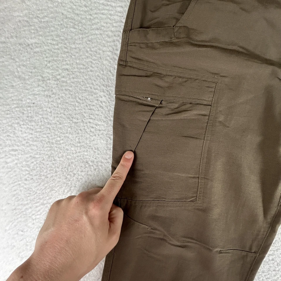 Calça Blackhawk masculina 38x30 elástica tática náilon carga zíper bolsos externos - Imagem 4 de 4