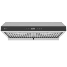 RH-R06-G Under Cabinet Range Hood - Tempered Glass Panel - 900 CFM