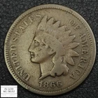 1866 Indian Head Copper Cent 1C