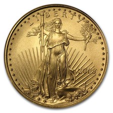 2005 1/4 oz American Gold Eagle BU 5155.96 per troy oz