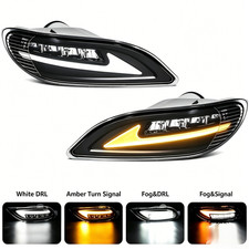 Led Fog Lights Wdynamic Signalstart Anim For 05-08 Toyota Corolla 02-04 Camry